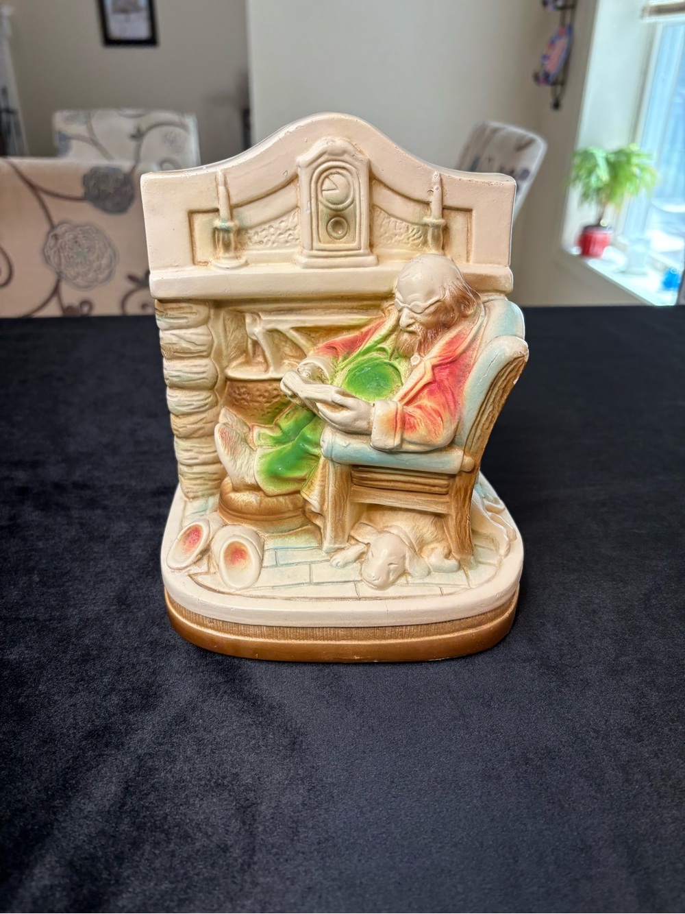 Vintage “ Grand Dad “ Bookend Designed By Gregory Semour Allen /1920s